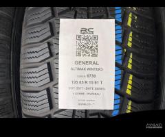 4 GOMME 195/65R15 91T GENERAL - INVERNALI