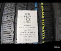 4 GOMME USATE 195/60R16C 99/97 T KUMHO - INVERNALI