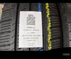 4 GOMME USATE 225/75R 16C 121/120 R PIRELLI 4 STG