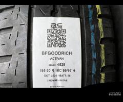 2 gomme usate 195 60 R 16C 99/97 H BFGOODRICH