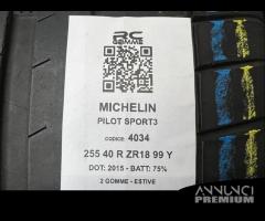 2 gomme usate 255 40 r zr18 99 y michelin