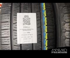 2 gomme usate 215/65r17 99 v pirelli - 4 stg - 2