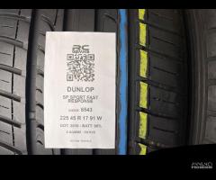 2 GOMME USATE 225/45R17 91 W DUNLOP - ESTIVE - 2