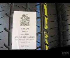 4 gomme usate 215/75r16c 116/114 r barum - estive - 3