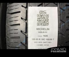 2 gomme usate 195 65 r 16c 100/98 t michelin - 3