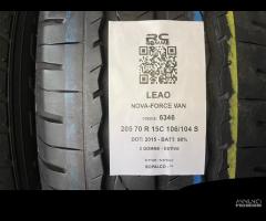 2 gomme usate 205/70r15c 106/104 s leao - estive