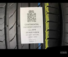 4 gomme usate 225/40r18 92w continental - estive