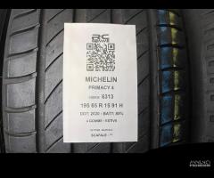 4 gomme usate 195/65r15 91 H michelin - estive - 2