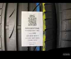 4 GOMME USATE 225/45R18 91 Y BRIDGESTONE - ESTIVE - 2