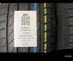 4 gomme usate 195 55 r 16 87 H KLEBER - 2