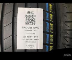 4 gomme usate 205/45r17 84 v bridgestone - estive - 2