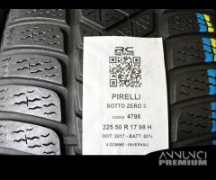 4 gomme usate 225 50 r 17 98 h pirelli