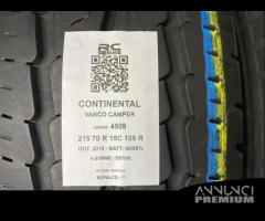 4 gomme usate 215 70 r 15c 109 r continental