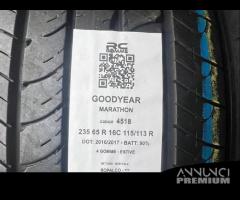 4 gomme usate 235 65 R 16C 115/113 R GOODYEAR - 3