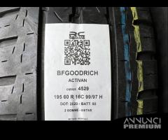 2 gomme usate 195 60 R 16C 99/97 H BFGOODRICH - 3