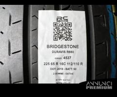 2 gomme usate 225 65 R 16 C 112/110 R BRIDGESTONE - 5