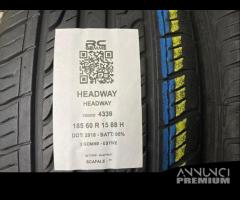 2 gomme usate 185 60 r 15 88 h headway - 6