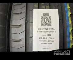 2 gomme usate 215 60 r 17 96 h continental - 2