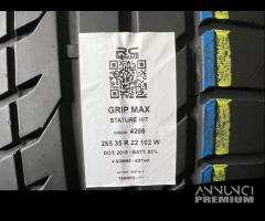 4 gomme usate 265 35 r 22 102 W grip max