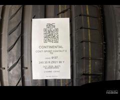 2 gomme NUOVE 245 35 r zr21 96 y CONTINENTAL-ESTIV