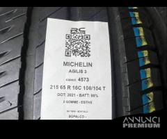 2 gomme usate 215 65 R 16C 106/104 T MICHELIN