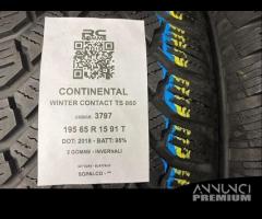 2 gomme usate 195 65 r 15 91 t continental