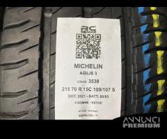 4 gomme usate 215 70 r 15c 109/107 s michelin