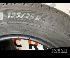 2 gomme usate 195 75 r16c 107/105 r michelin