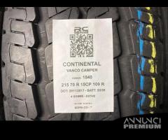 4 gomme usate 215 70 r 15cp 109 r continental