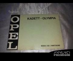 Libretto uso e manutenzione Kadett Olympia