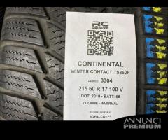 2 gomme usate 215 60 r 17 100 v continental