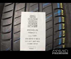 4 gomme usate 205 55 r 17 95 v michelin - 3