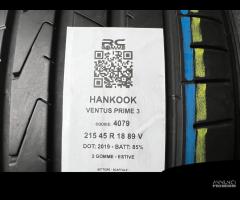 2 gomme usate 215 45 r 18 89 v hankook