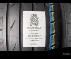 4 GOMME USATE 225/40R18 92 Y BRIDGESTONE- ESTIVE - 2