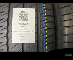 2 gomme usate 215 70 r 15c 109/107 s michelin