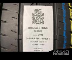 4 gomme usate 205 65 r 16c 107/105 t bridgestone - 5