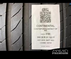 2 gomme usate 265 35 r 21 101 y continental