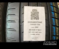 2 gomme usate 205 45 r 17 84 v bridgestone - 4