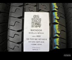 4 gomme usate 195 65 r 16c 107/105 r matador - 2