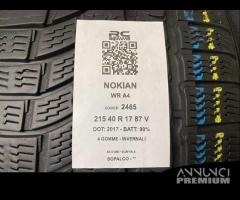 4 gomme usate 215 40 r 17 87 v nokian