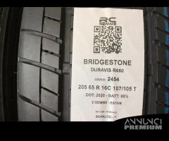 2 gomme usate 205 65 r 16c 107/105 t bridgestone