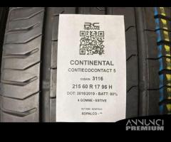 4 gomme usate 215 60 r 17 96 h continental