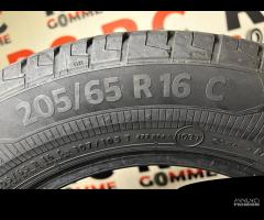 2 gomme usate 205 65 r16c 107/105 t continental