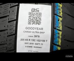 2 gomme usate 205 65 r 15c 102/100 t goodyear