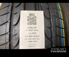 2 gomme usate 215 45 r 16 86 h dunlop - 2