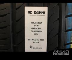 2 Gomme Usate 215 55 17 94W GtRadial est