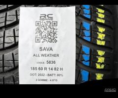 2 GOMME USATE 185/60R14 82 H SAVA - 4 STG