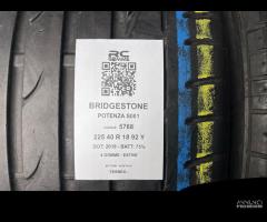 4 GOMME USATE 225 40 R 18 92 Y BRIDGESTONE ESTIVE