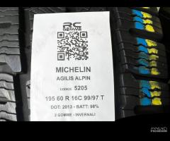 2 GOMME USATE 195 60 16 99/97T MICHELIN