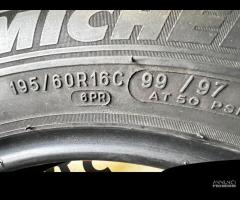 2 GOMME USATE 195 60 16 99/97T MICHELIN